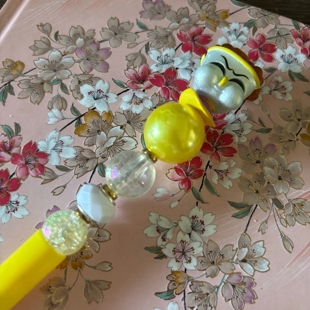 Disney Doorables: Beauty & the Beast: Chip handmade beaded pen